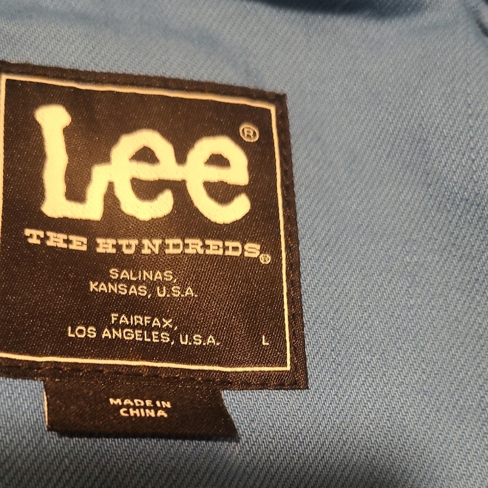 Lee Men's Blue Corduroy Pants with The Hundreds Embroidery - Picture 6 of 7